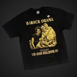 Barack Obama T Shirt Change We Can Believe In First Family US President